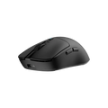 Porodo Gaming Mouse Wireless 12000 DPI, PAW3311 Optical Sensor with Tri-Mode 2.4G/USB-C Wired/Bluetooth PDX324 - Black