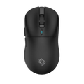 Porodo Gaming Mouse Wireless 12000 DPI, PAW3311 Optical Sensor with Tri-Mode 2.4G/USB-C Wired/Bluetooth PDX324 - Black