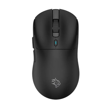 Porodo Gaming Mouse Wireless 12000 DPI, PAW3311 Optical Sensor with Tri-Mode 2.4G/USB-C Wired/Bluetooth PDX324 - Black