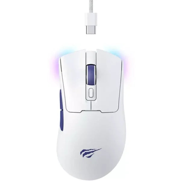 HAVIT Wireless Gaming Mouse White 68g, 2.4GHz 10000 DPI PMW3325 | MS966WB-White