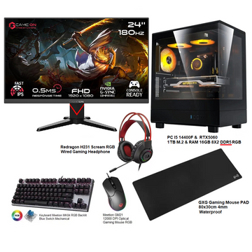 Gaming setup PC I5 14400F & RTX5060 GDDR7 & RAM DDR5